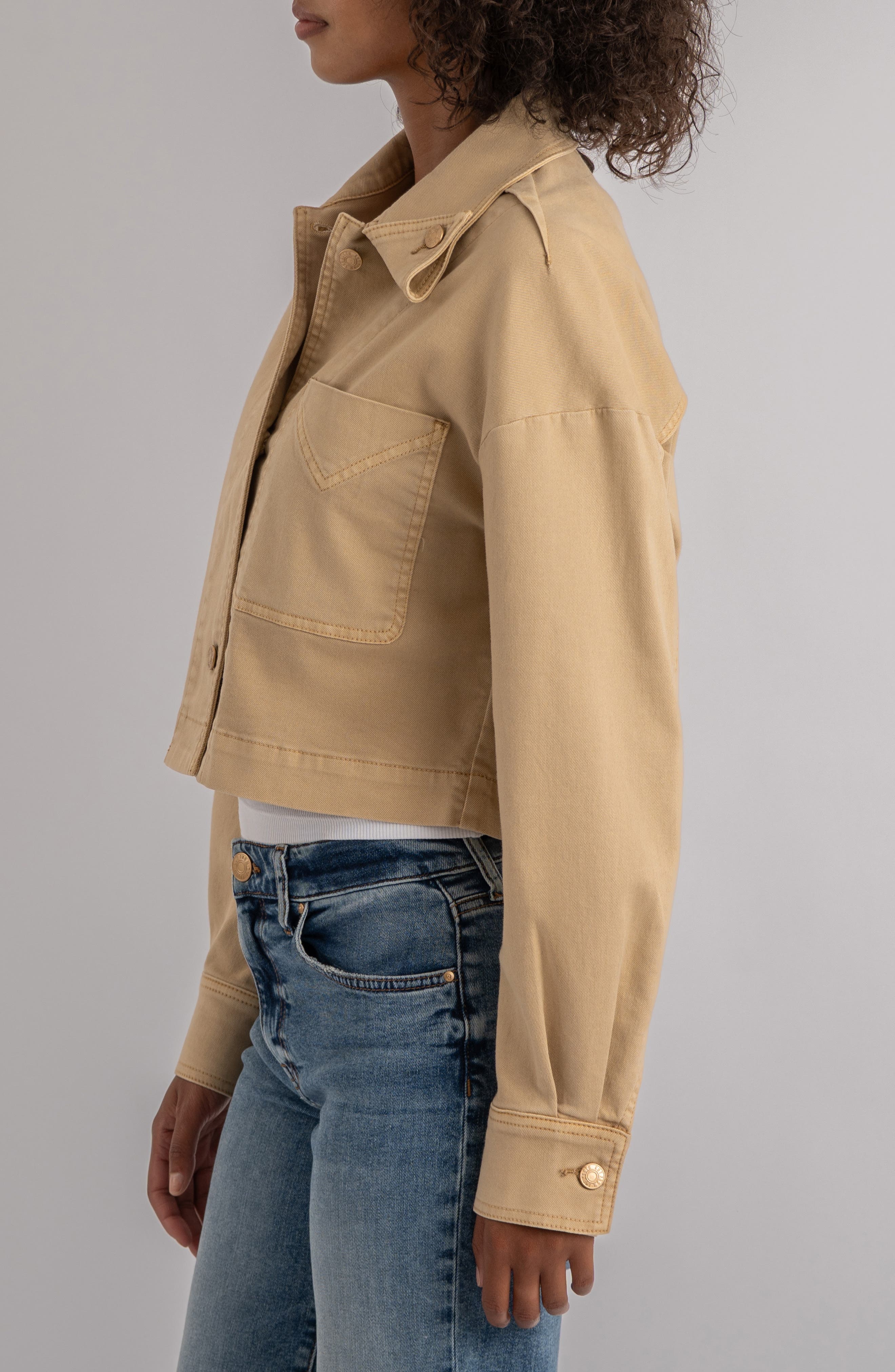 KUT from the Kloth Camden Crop Denim Jacket (Women) | Nordstrom