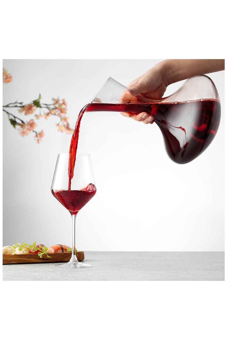 Lancia Crystal Wine Decanter, Alternate, color, CLEAR