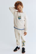 H&M 2-piece Printed Sweatshirt Set
