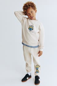 H&M 2-piece Printed Sweatshirt Set