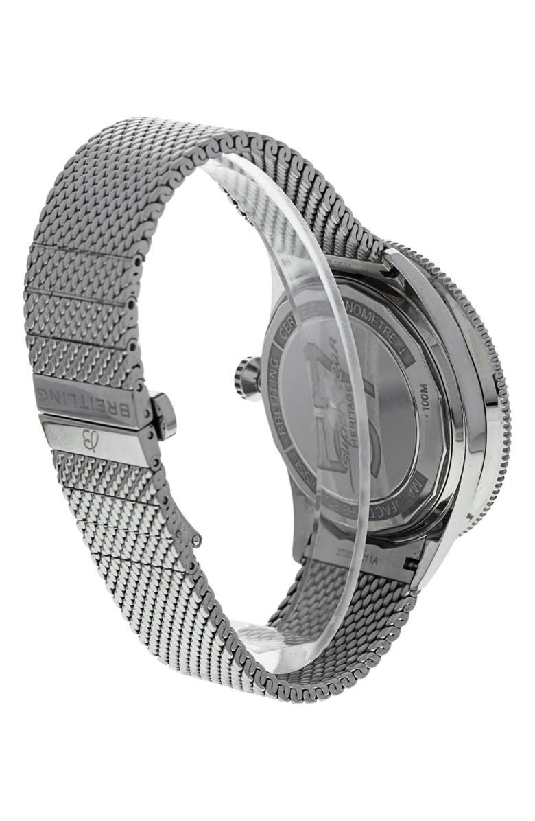 Watchfinder & Co. Breitling Preowned SuperOcean Heritage 57 Mesh Strap Watch, 42mm, Alternate, color,