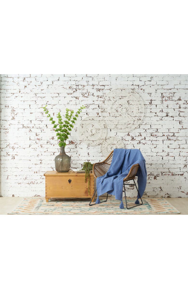 carol & frank Constance Throw Blanket Collection, Alternate, color, Blue