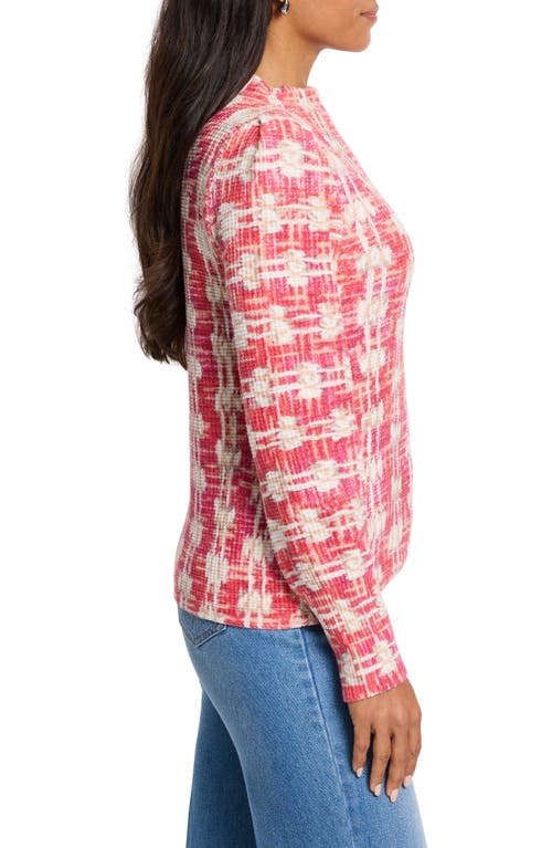 NIC + ZOE NIC+ZOE WAFFLE STITCH SWEATER