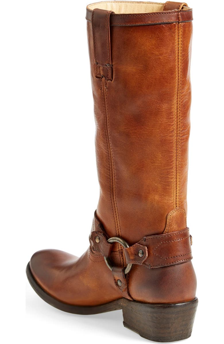 Frye 'Carson Harness' Western Mid Calf Riding Boot, Alternate, color,
