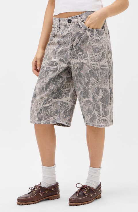 Missouri Camo Low Rise Long Shorts
