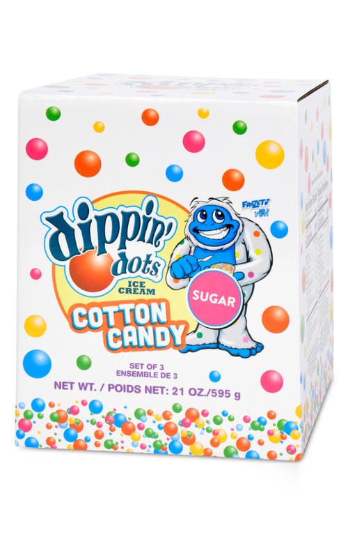 Iscream Dippin' Dots Set of 3 Cotton Candy Floss in Multi  product