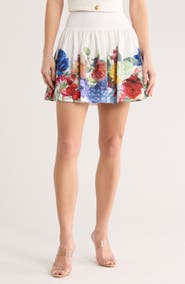 Alice + Olivia Ella Drop Waist Miniskirt