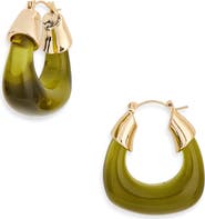Tasha Resin Hoop Earrings