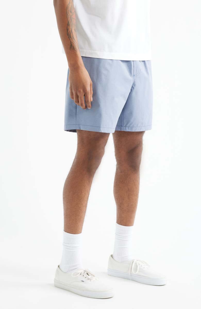 Vans Range Relaxed Water Repellent Shorts, Alternate, color, Glacial Slate