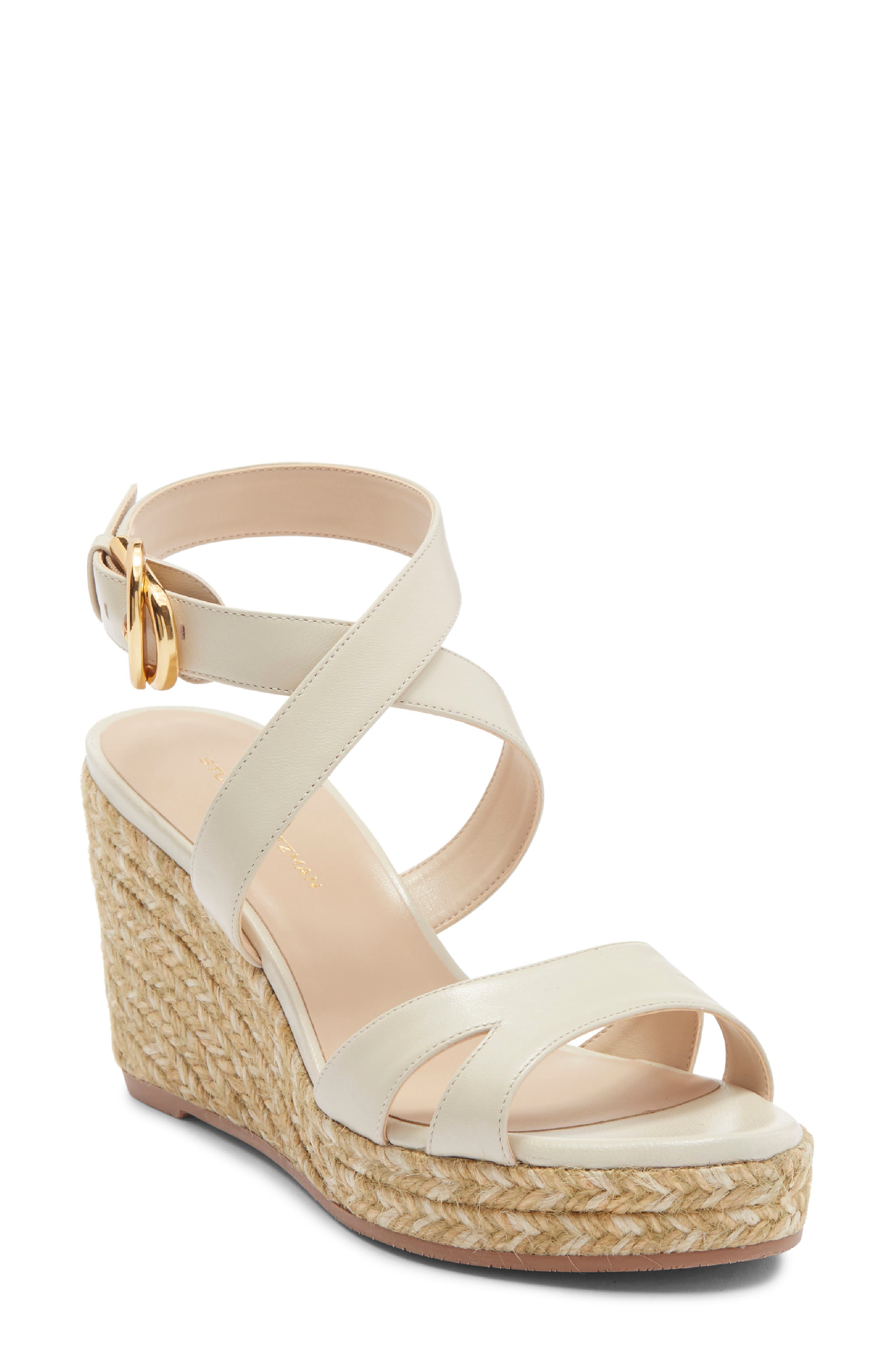 Stuart Weitzman Zuzu Espadrille Wedge Sandal