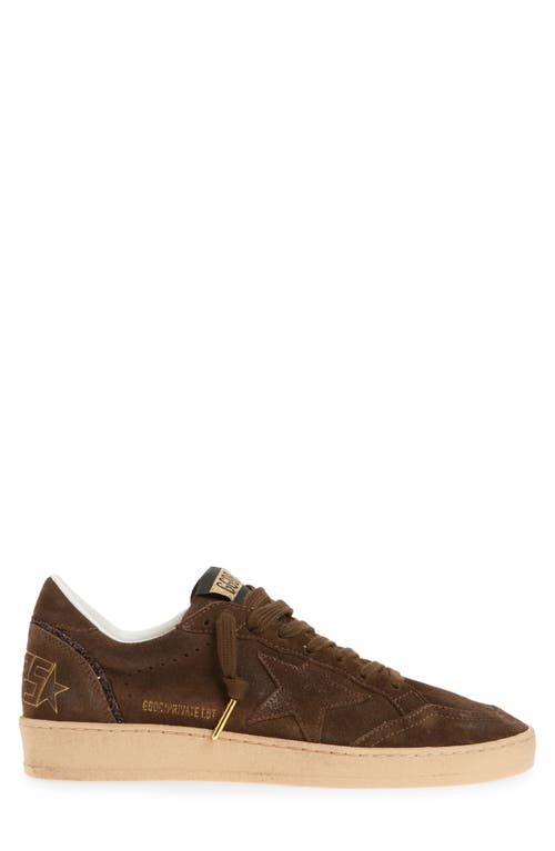 Golden Goose Ball Star Sneaker In Mustang