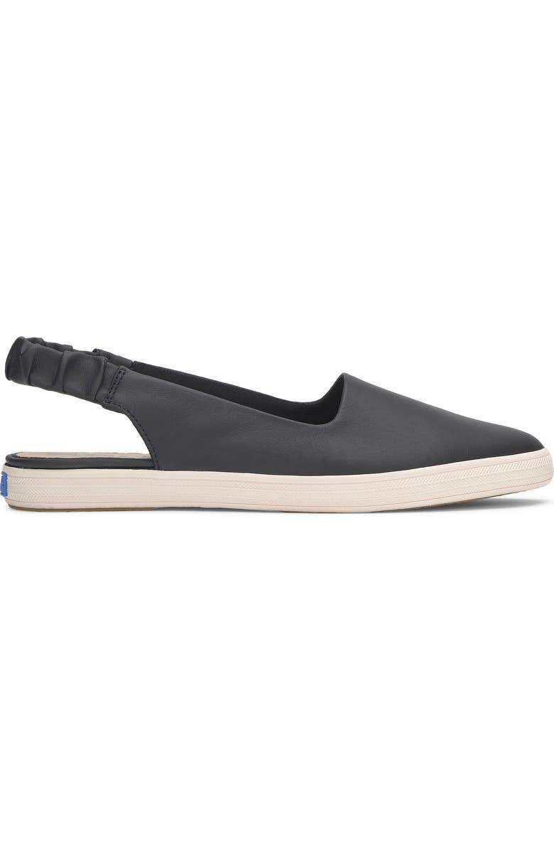 Keds<sup>®</sup> Pointed Toe Slingback Sneaker, Alternate, color, Black