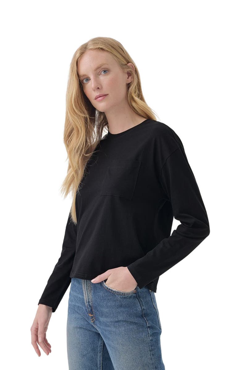 Pact Organic Cotton Softspun Long Sleeve Pocket Tee, Alternate, color, 