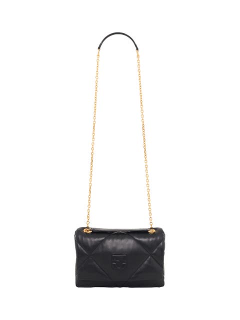 Fanny Quilted Leather Crossbody Bag