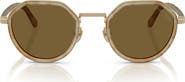 ARMANI 48mm Round Sunglasses
