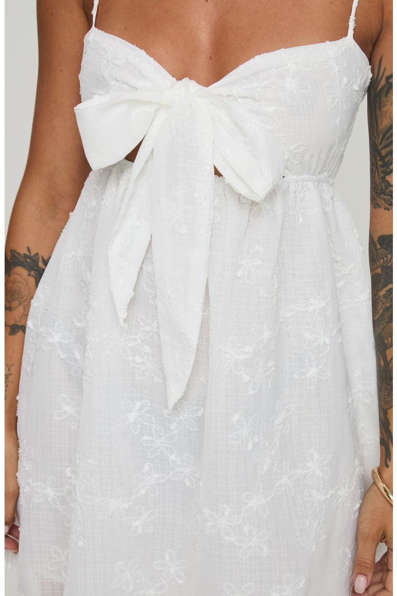 Granno Cutout Sleeveless Minidress, Alternate, color, WHITE