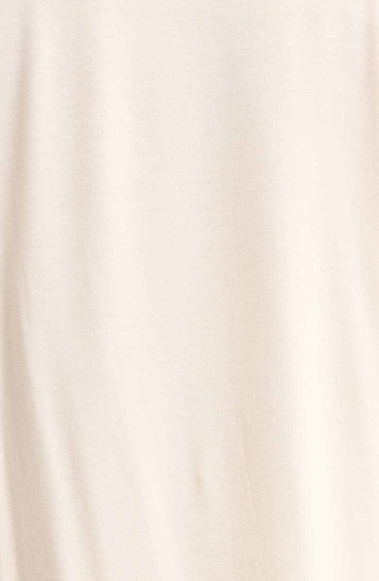 French Connection Scalloped Edge Pajamas, Alternate, color, Cream/ Blue Combo