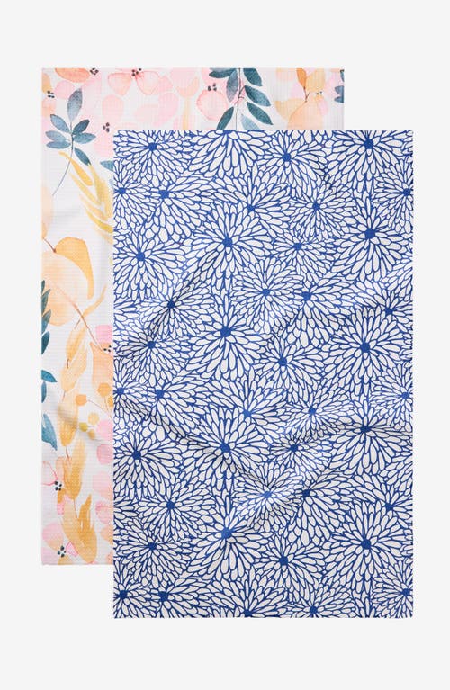Geometry Kitchen Tea Towel Set in Flowy Fields  product