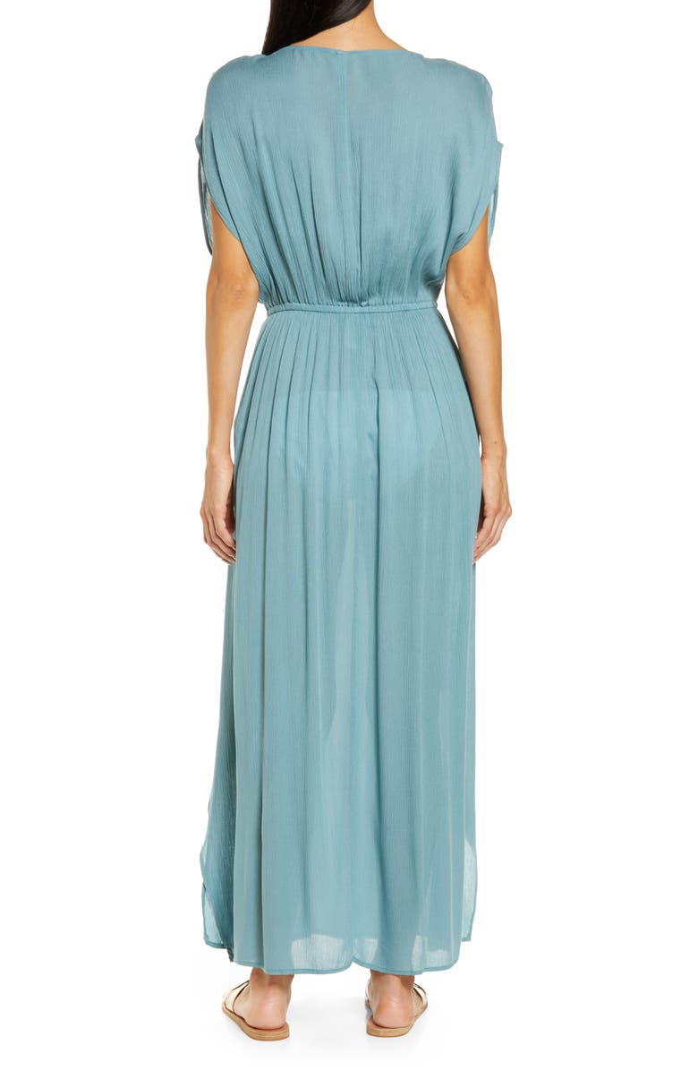 Elan Wrap Maxi Cover-Up Dress, Alternate, color, 