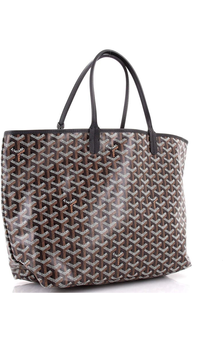 Pre-Owned Goyard Saint Louis Tote Coated Canvas PM, Alternate, color, Black
