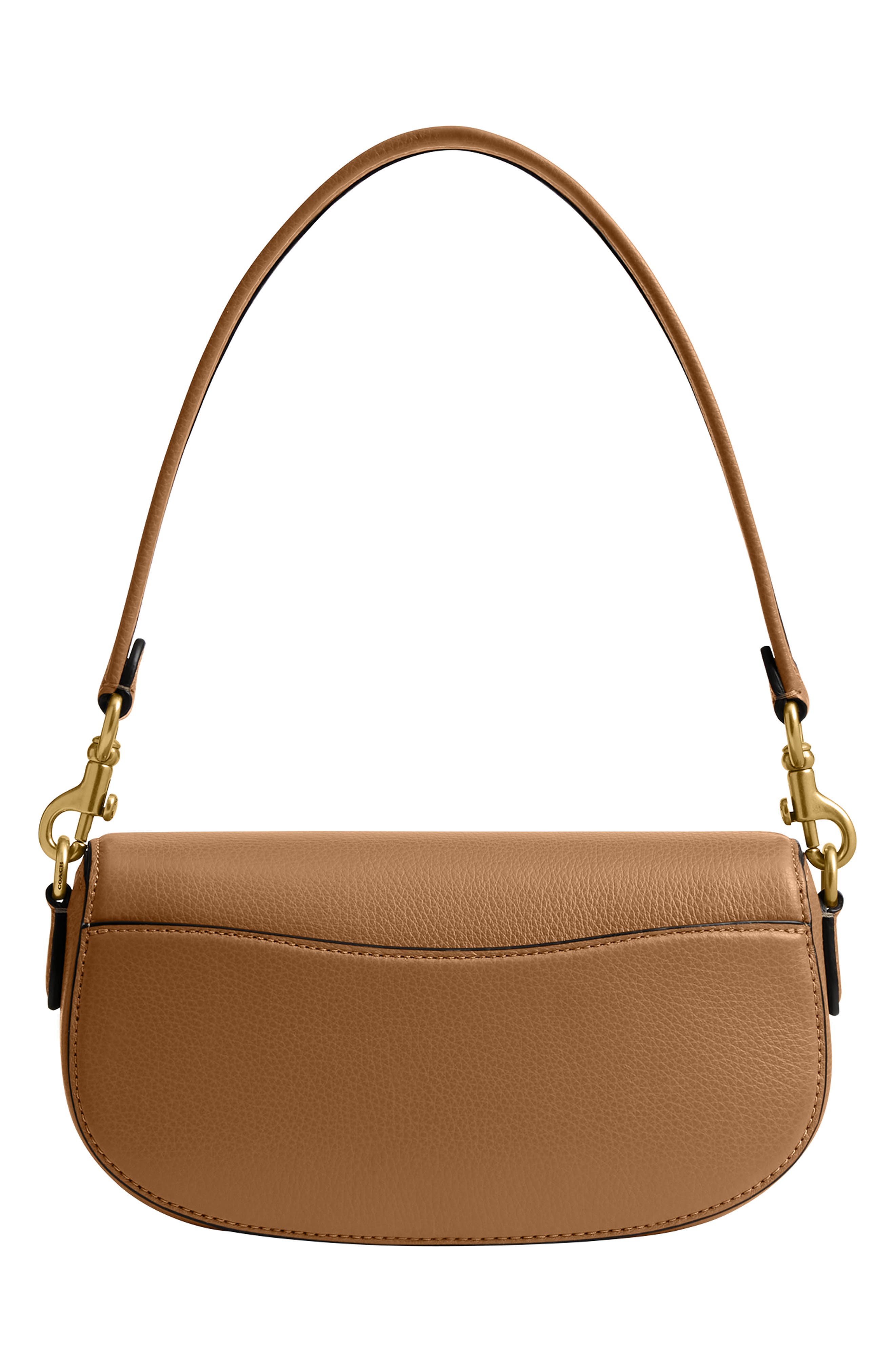 Pebbled Crossbody Bag (Nordstrom Exclusive), Alternate, color, HONEY BROWN