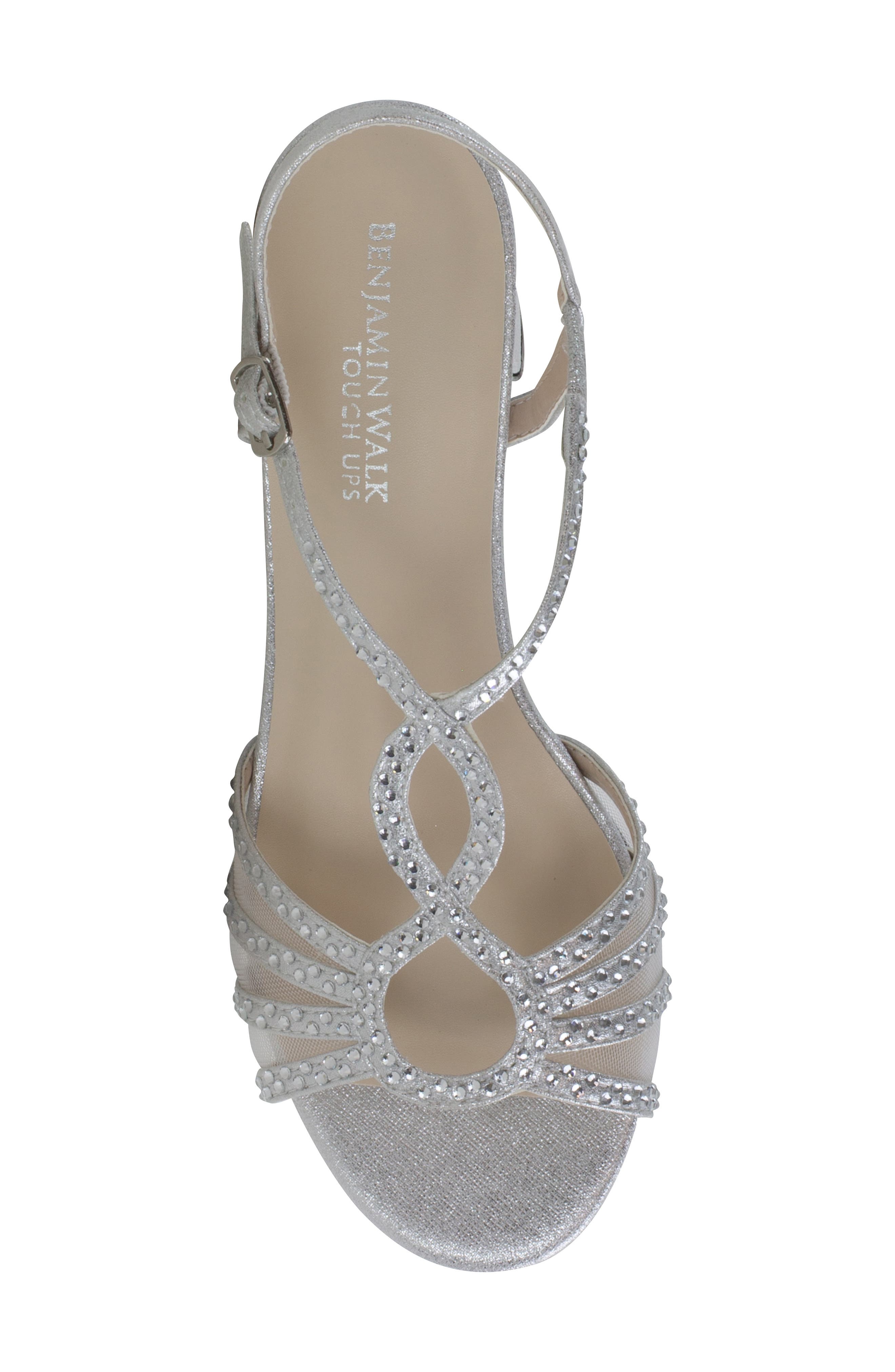 Touch Ups Anna Glitter Sandal, Alternate, color, Silver