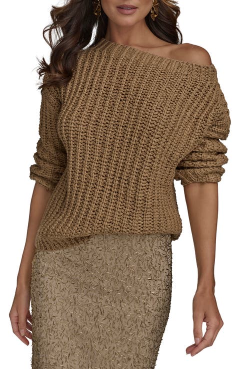 売れ筋商品|||ダナ キャラン ニューヨーク ニット&セーター アウター レディース Donna Karan Women's llic-Knit Tank Top Pale Gold 27114064_fpx.tif