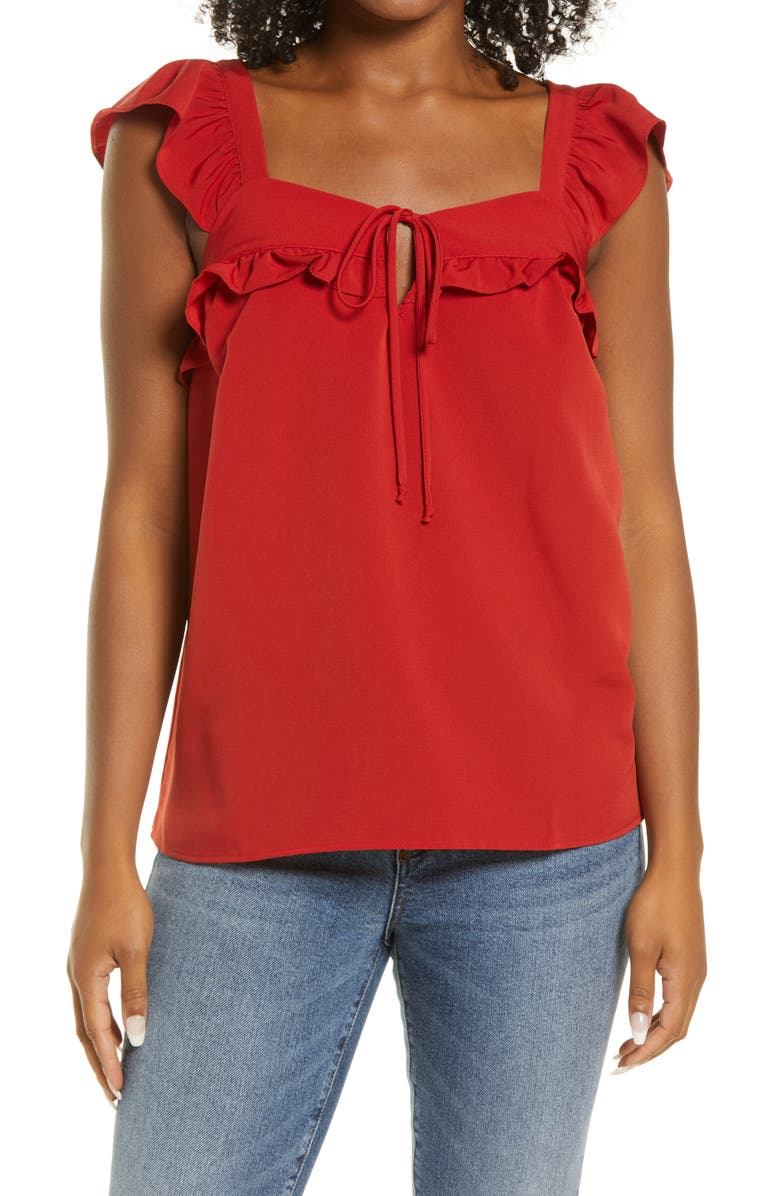 GIBSONLOOK Ruffle Top, Main, color,