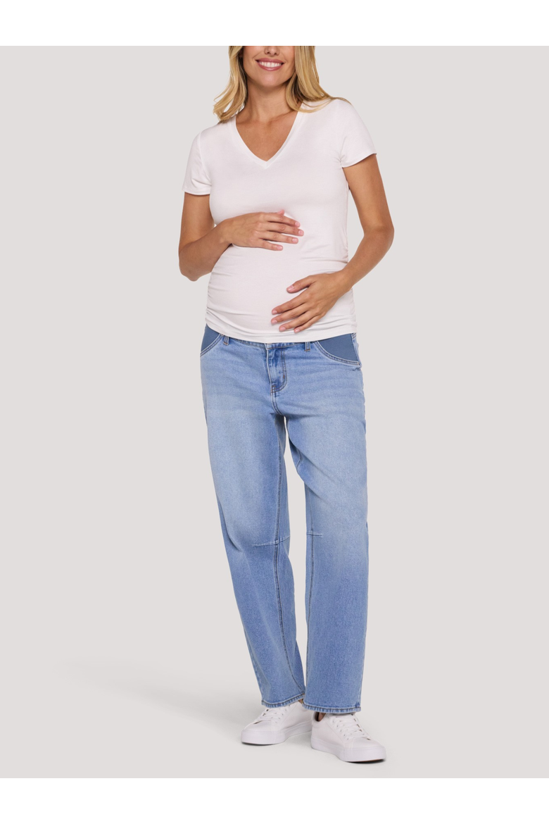 Under the Belly Dart Barrel Leg Jean, Alternate, color, Silver Wash