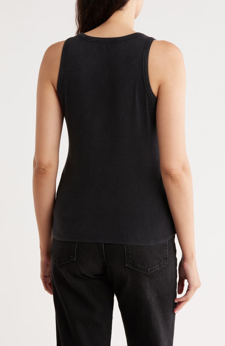 CYRUS Crystal Embellished Sleeveless Top, Alternate, color, Black