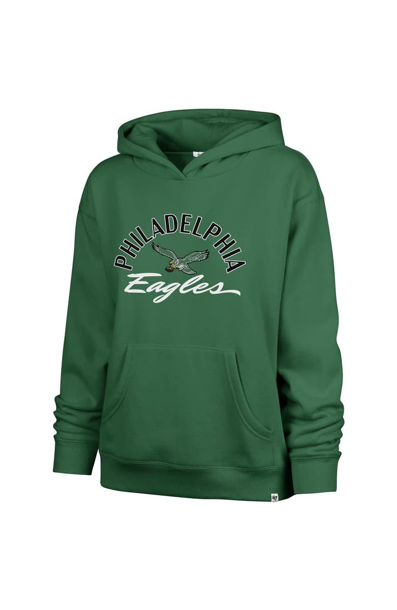 '47 Women's '47 Kelly Green Philadelphia Eagles Plus Size Whirlwind Naomi Hoodie, Alternate, color, Kelly Green