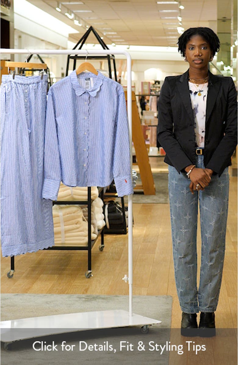 Scallop Long Pajamas, sales video thumbnail