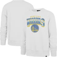 '47 Men's '47 White Golden State Warriors Spotlight Headline Pullover Sweatshirt