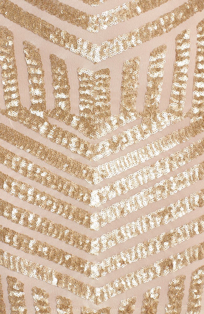 Dress the Population Tabitha Sequin Minidress, Alternate, color, 