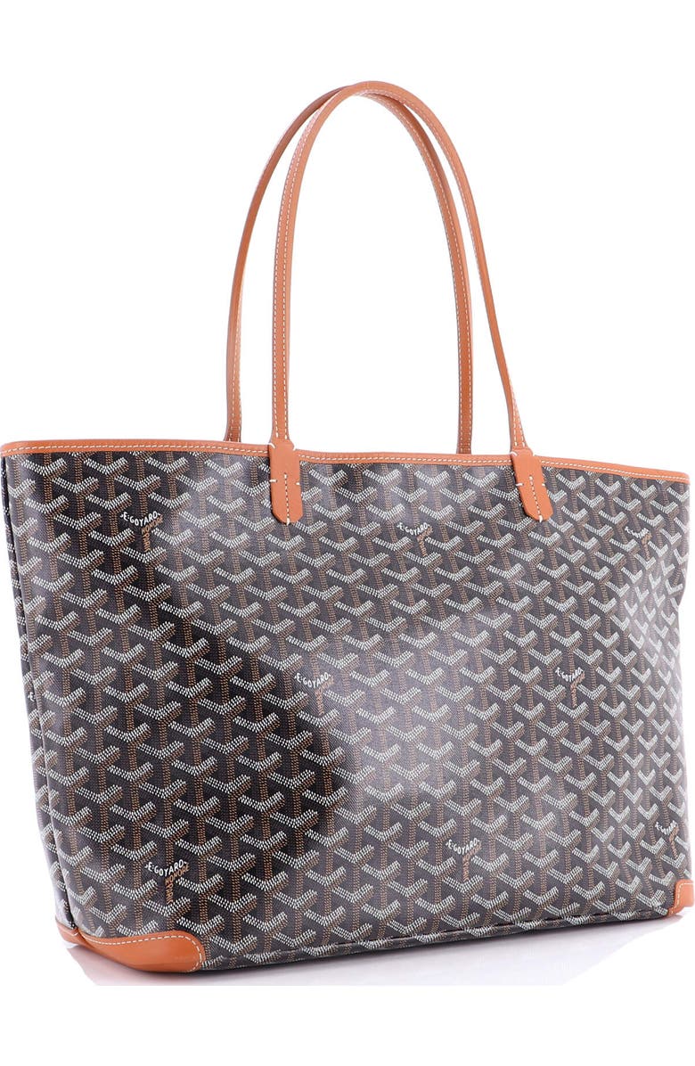 Pre-Owned Goyard Artois Tote Coated Canvas MM, Alternate, color, Brown