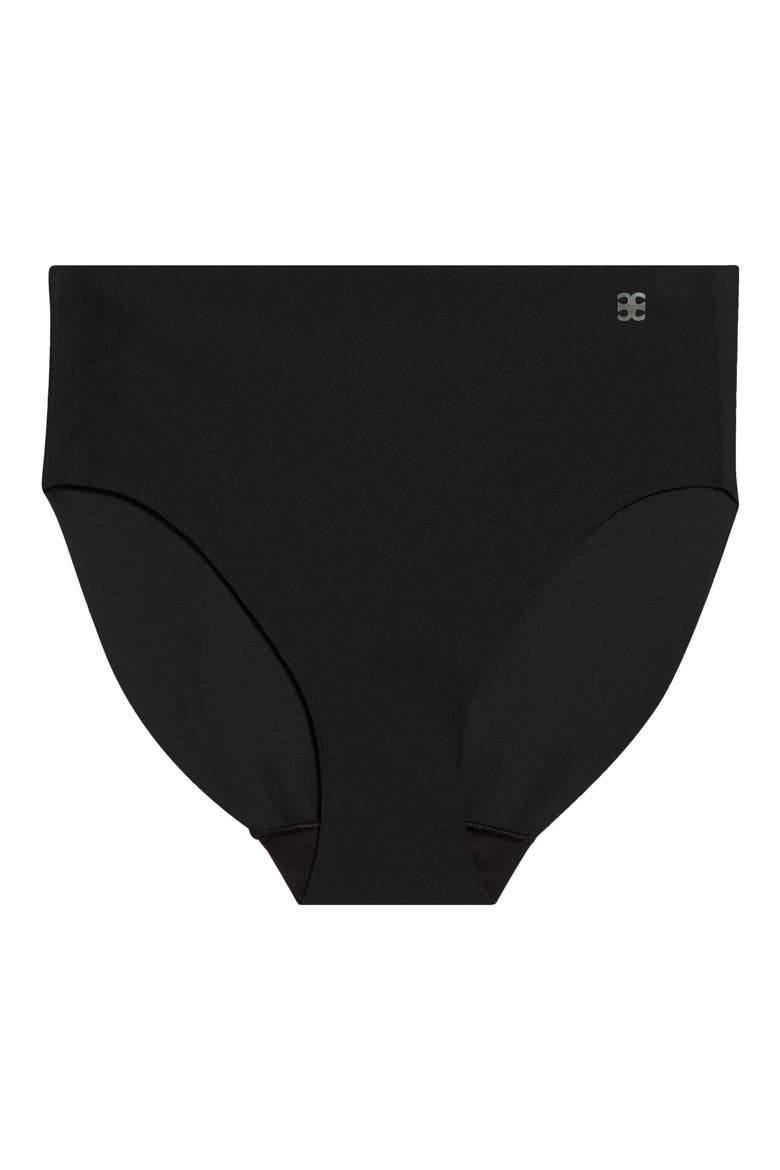 Defi High Cut Briefs, Alternate, color, BLACK