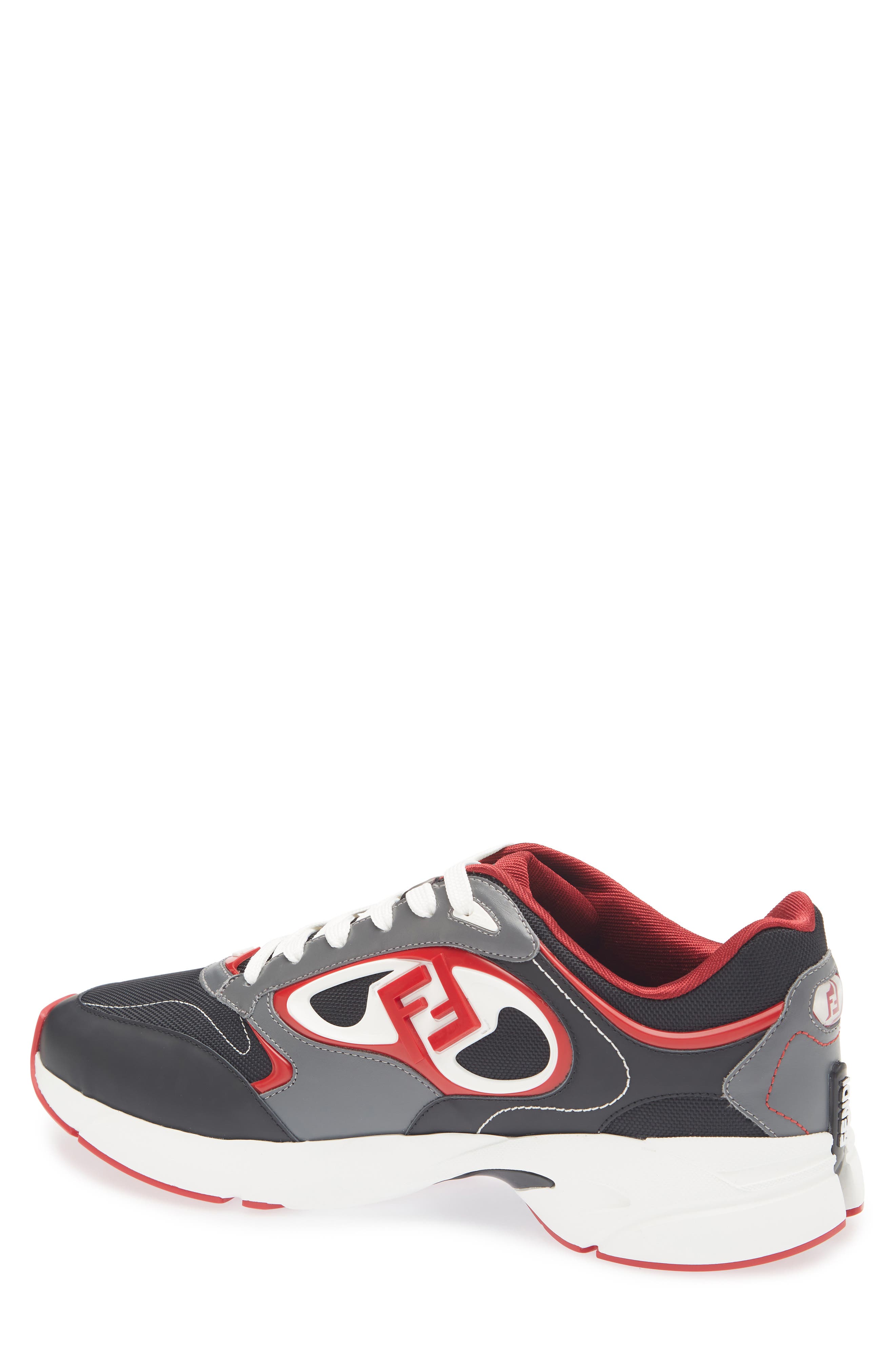 Fendi Forward Low Top Sneaker, Alternate, color, 