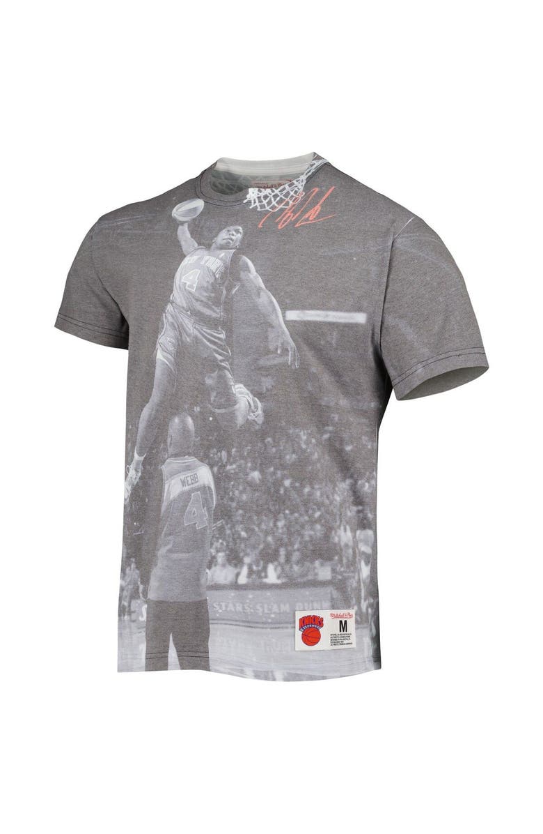 Mitchell & Ness Men's Mitchell & Ness Nate Robinson Heather Gray New York Knicks Above The Rim T-Shirt, Alternate, color, Heather Gray