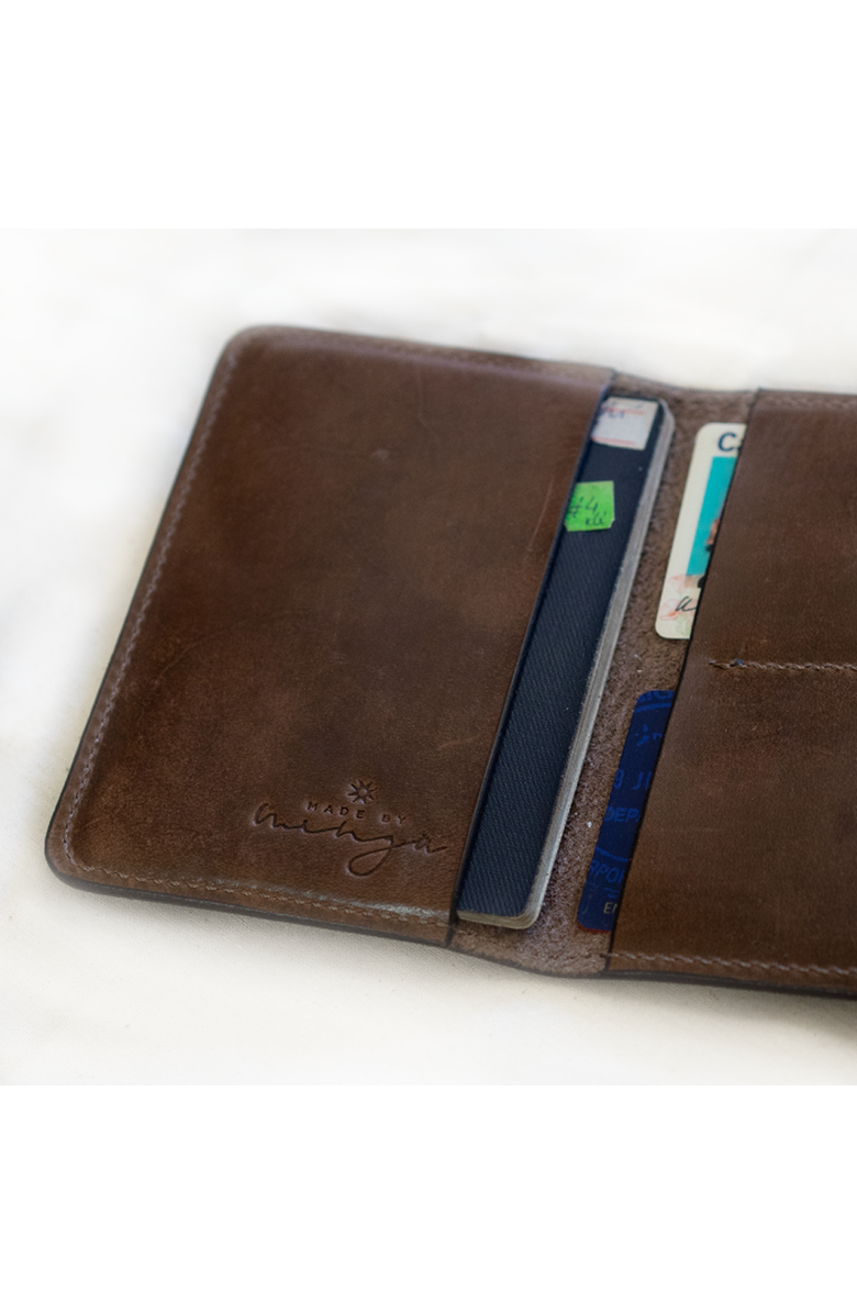 Minga Leather Passport Holder, Alternate, color, Brown