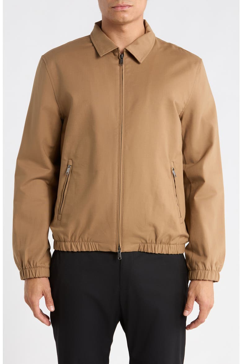 Harrington Jacket, Alternate, color, BROWN OTTER