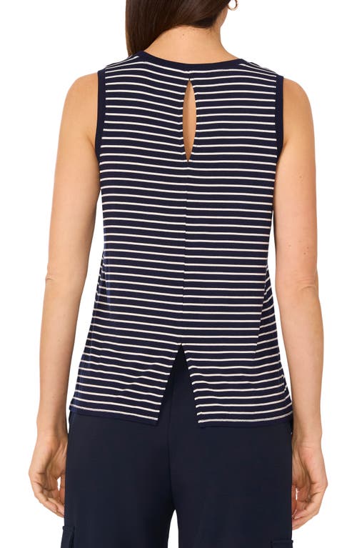 Halogen ® Back Keyhole Tank In Classic Navy