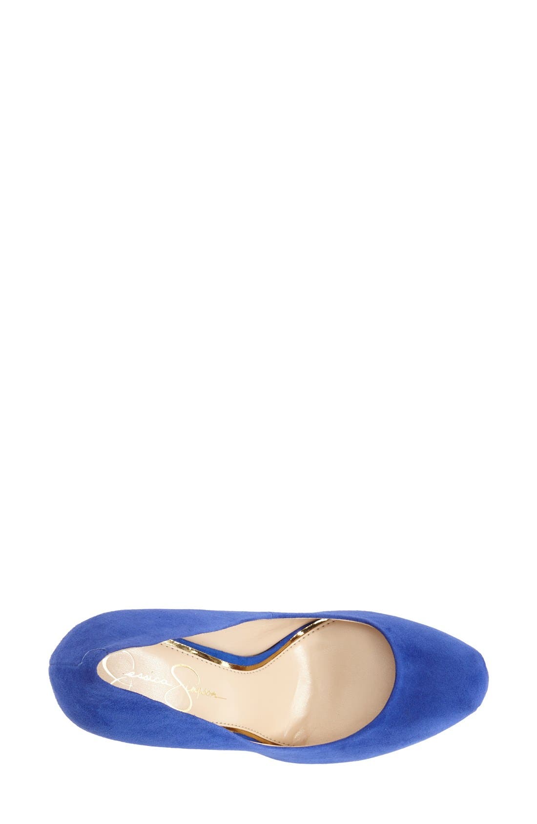 'Rebeca' Platform Pump, Alternate, color, NEW COBALT