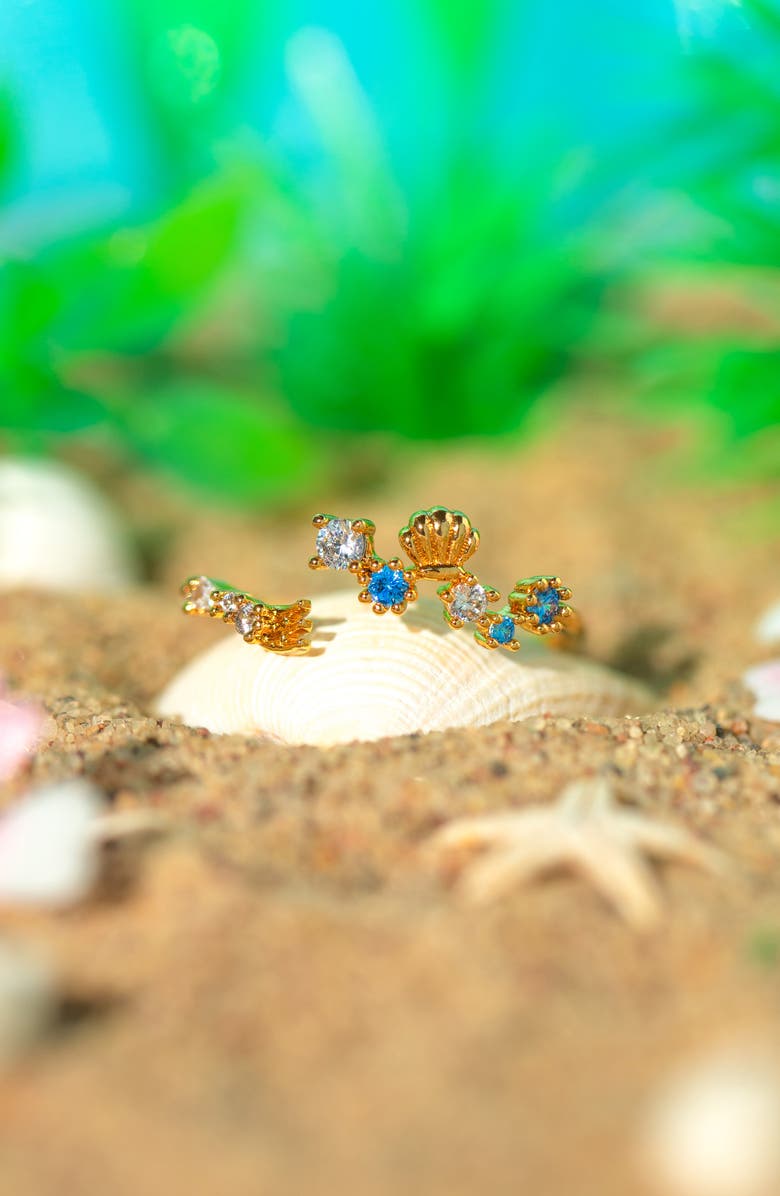 Girls Crew x Disney The Little Mermaid Dinglehopper Ring, Alternate, color, Gold