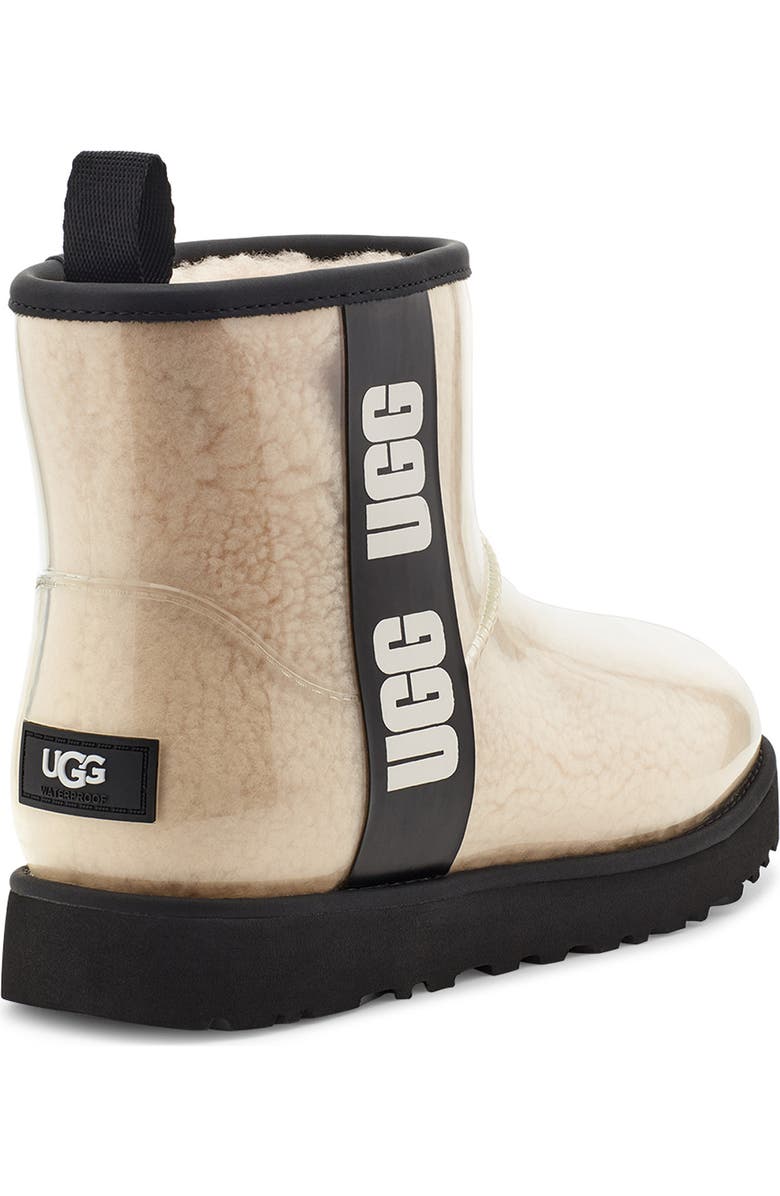 UGG<sup>®</sup> Classic Mini Waterproof Clear Boot, Alternate, color,