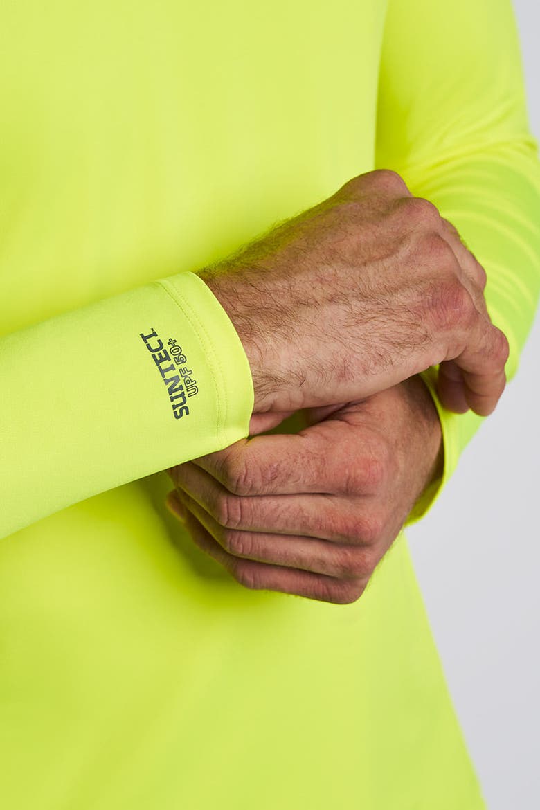 Unisex Suntect Shield Shirt Performance Long Sleeve T-Shirt, UPF 50+ Sun Protection, Alternate, color, Yellow