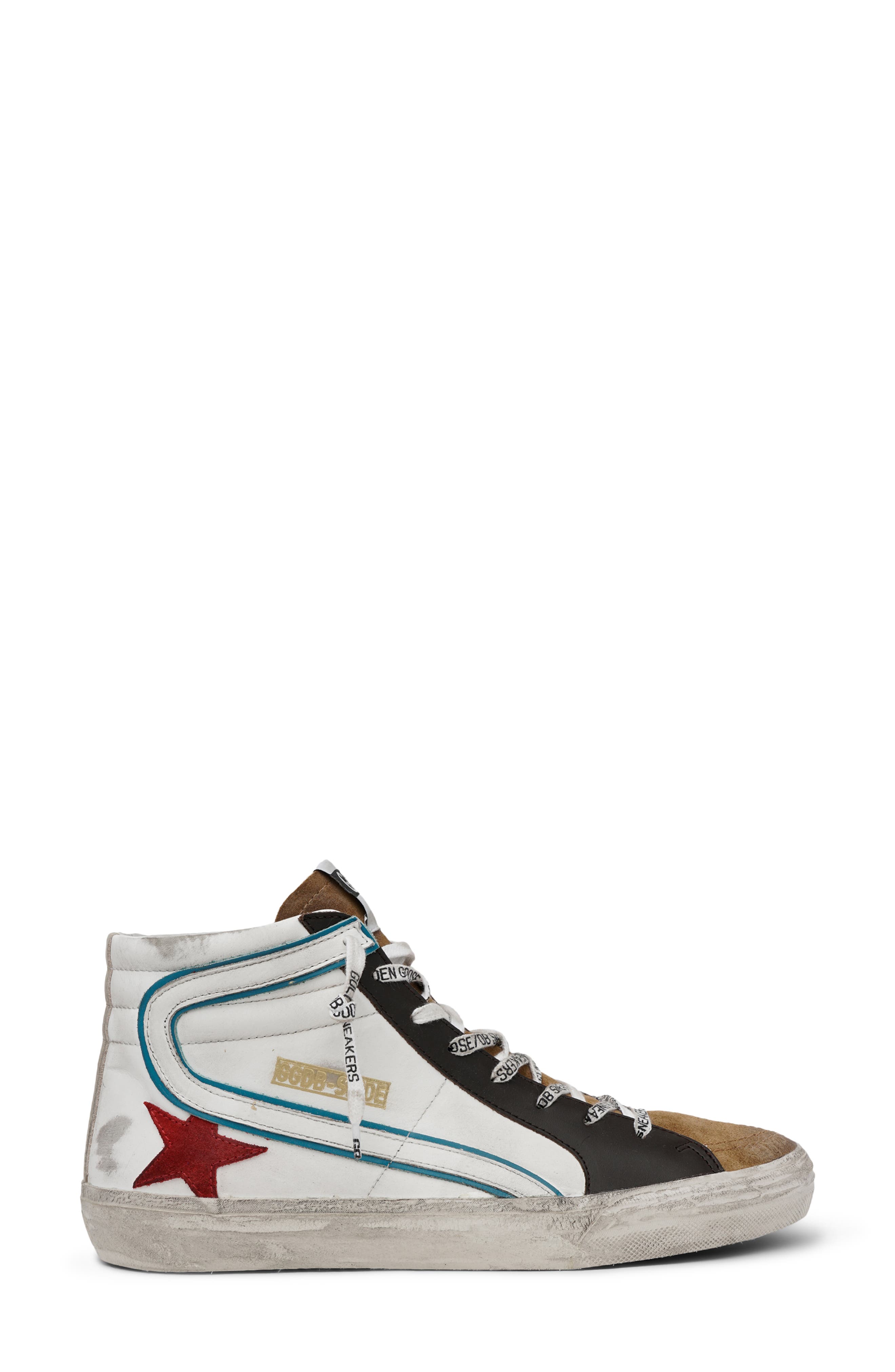 Golden Goose Slide High Top Sneaker, Main, color, 