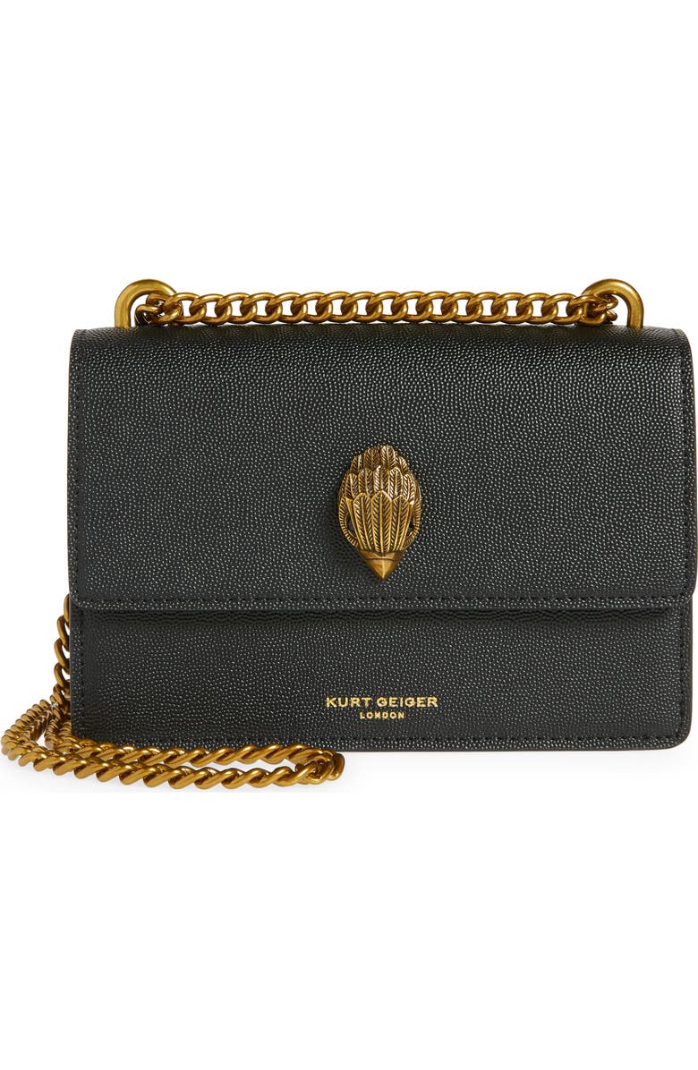 Kurt Geiger London Mini Shoreditch Leather Crossbody Bag, Main, color,