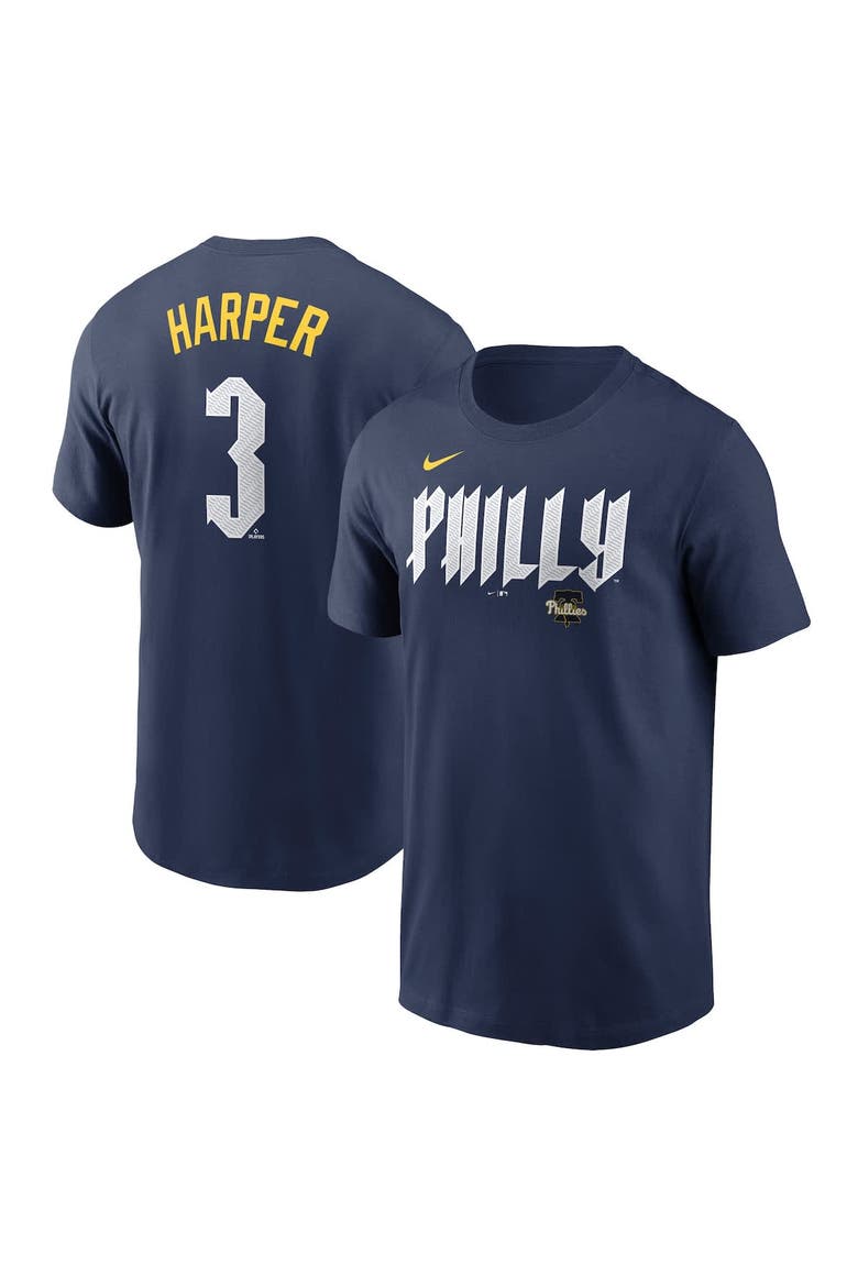 Men's Nike Bryce Harper Royal Philadelphia Phillies 2024 City Connect Fuse Name & Number T-Shirt, Main, color, Royal
