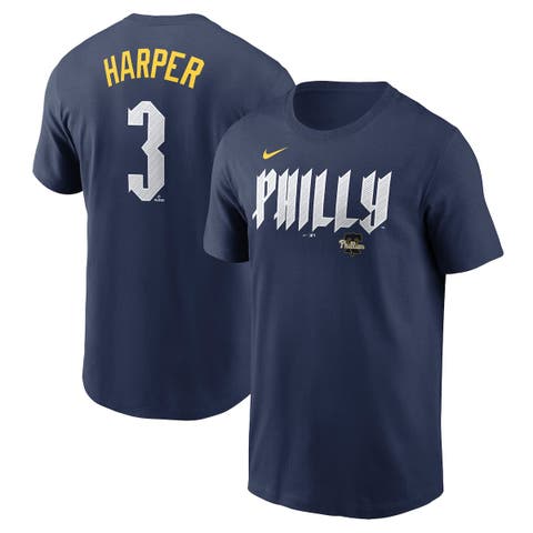 Men's Nike Bryce Harper Royal Philadelphia Phillies 2024 City Connect Fuse Name & Number T-Shirt