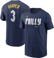Nike Men's Nike Bryce Harper Royal Philadelphia Phillies 2024 City Connect Fuse Name & Number T-Shirt